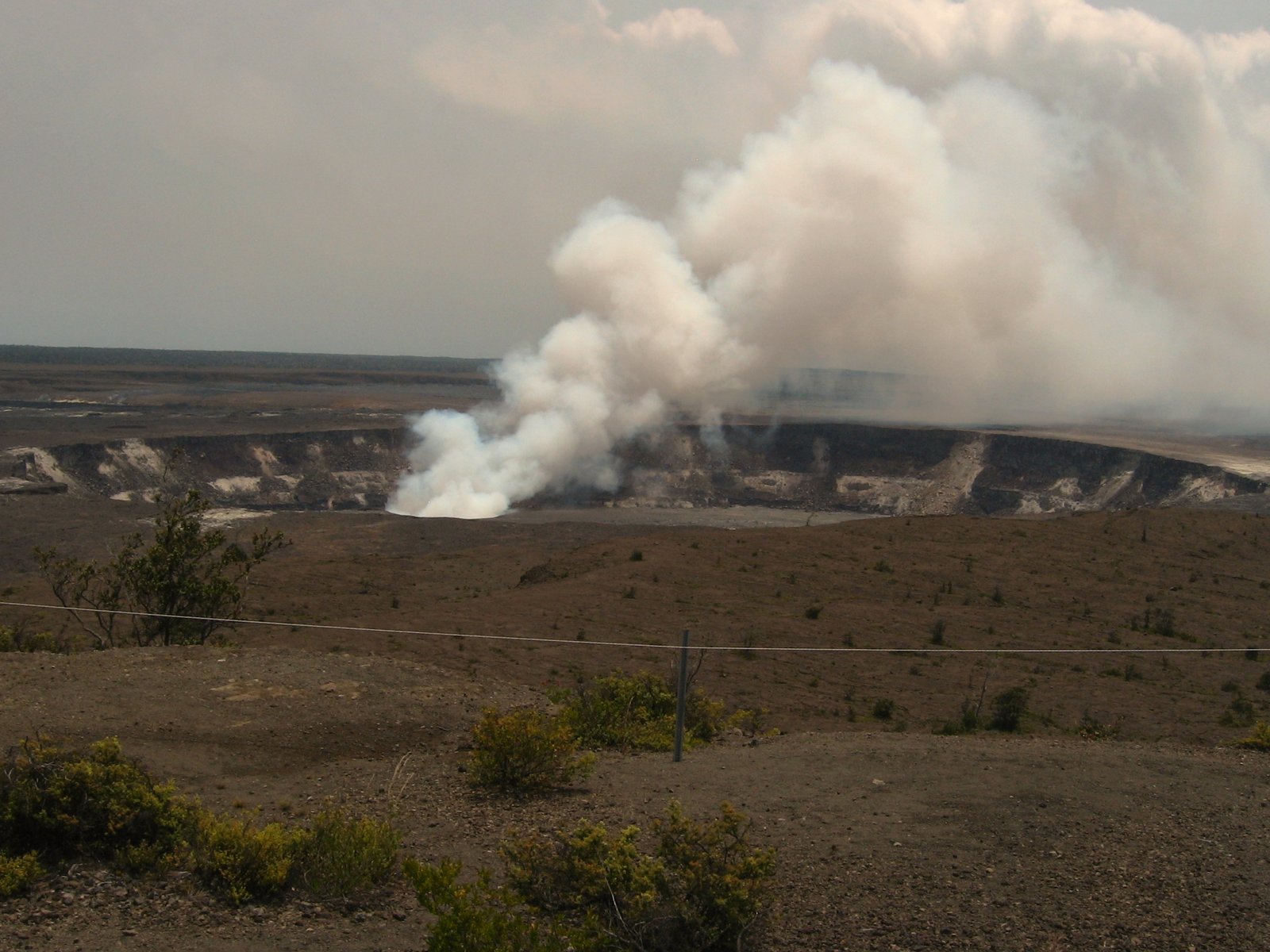 The Kīlauea caldera in Hawaiʻi Volcanoes National Park